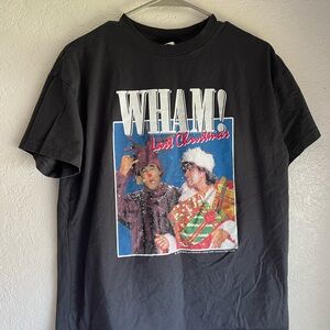 Wham! Black Graphic T-Shirt